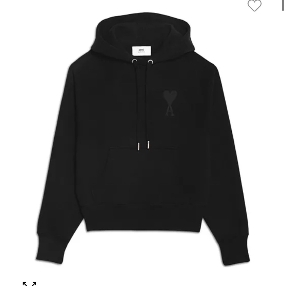 AMI Alexandre Tonal Embroidered Logo Pullover Hoodie, Brand New